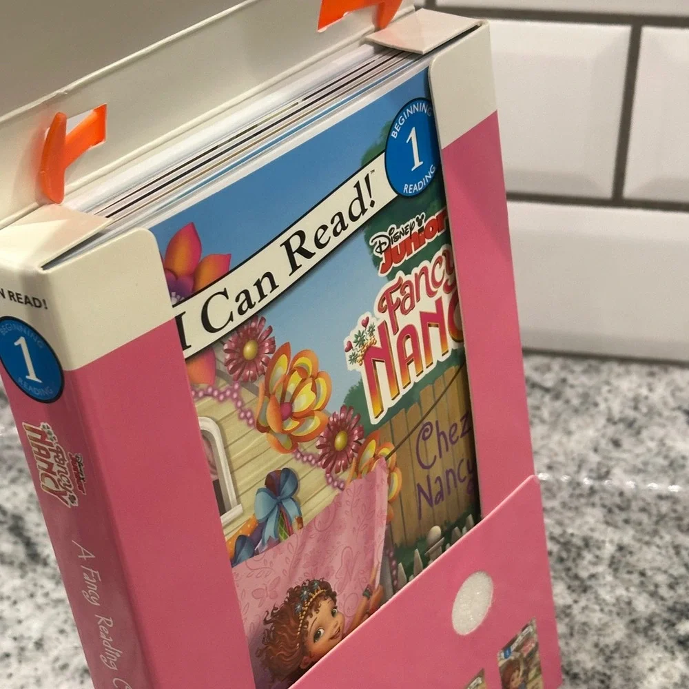 New Disney Junior Kids Fancy Nancy 5 Book Set Pink I Can Read Level 1 Collection